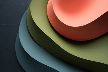 Vibrant Gradient Background in Coral Olive and Steel Blue over Dark Texture