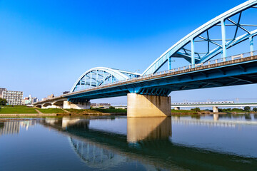 多摩川に架かる丸子橋