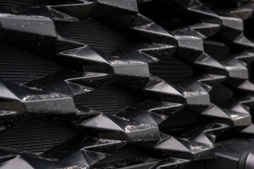 Decorative car radiator grille, Plastic on the car.