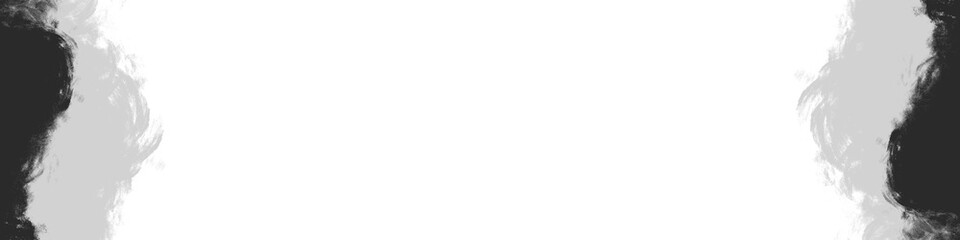 雲、煙りをイメージシンプルな長方形イラスト