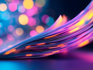 Vibrant 3D Visualization of Paycheck Deposit for Financial Relief and Modern Banking