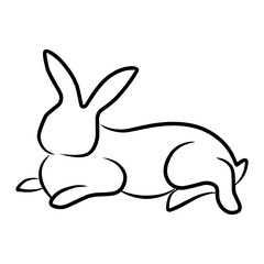 Rabbit  Icon Vector 