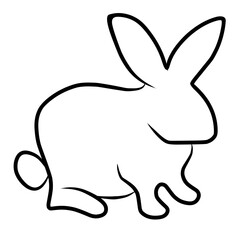 Rabbit  Icon Vector 