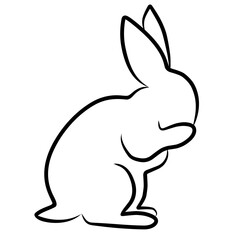 Rabbit  Icon Vector 