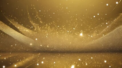 Golden Glitter Background for Awards Ceremony