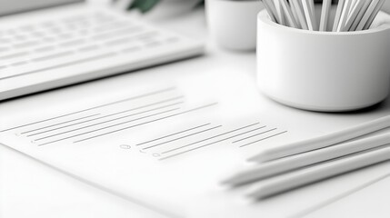 Minimalist Wireframe Website Layout with Intuitive User Navigation