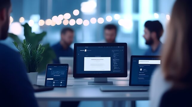 Meticulous Software Engineers Optimizing Website Responsiveness Across Devices