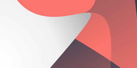 Background overlapping shapes in shades of pink, white, and gray.