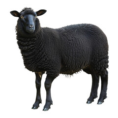 Naklejka premium sheep isolated on white