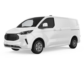 Delivery Van Isolated