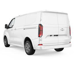 Delivery Van Isolated