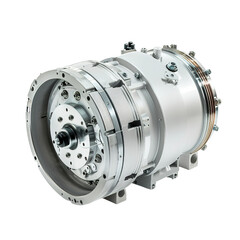 car engine isolated on white background