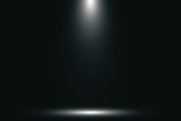 Obraz premium Dramatic spotlight white entertainment background.