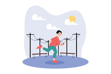 Sport Flat Design Illustration