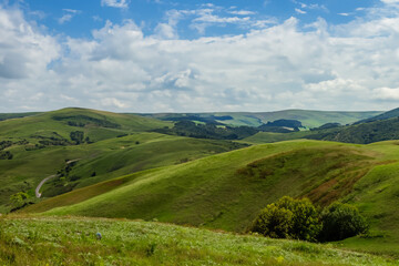 Fototapeta premium Hills Landscape Background