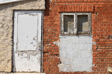 Fototapeta premium door as an architectural detail in the construction of buildings and structures.