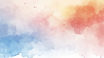 This background features a soft watercolor wash, creating an artistic and gentle backdrop for product displays