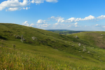 Naklejka premium Hills Landscape Background