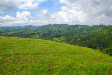 Fototapeta premium Hills Landscape Background