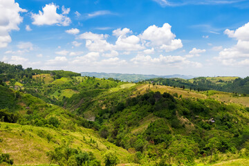 Fototapeta premium Hills Landscape Background