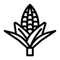 Corn stalks icon