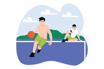 Sport Flat Design Illustration