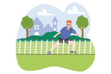 Sport Flat Design Illustration