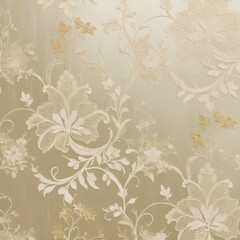 Lace seamless floral pattern