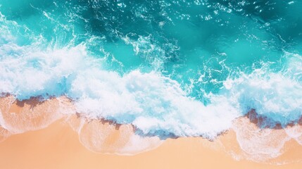 The ocean is calm and the waves are small