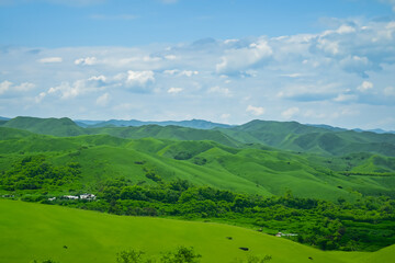 Fototapeta premium Hills Landscape Background