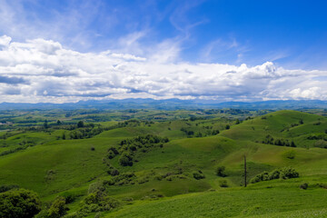 Fototapeta premium Hills Landscape Background