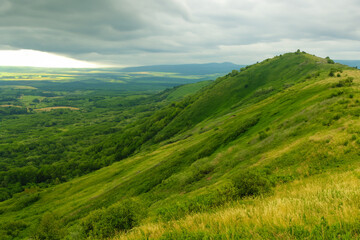 Naklejka premium Hills Landscape Background
