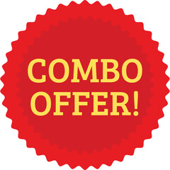 Combo Offer Vector design