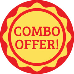 Combo Offer Vector design