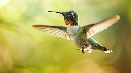 Fototapeta premium Hummingbird in Flight