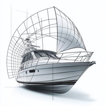 recommend clip art: Yacht Design Concept