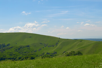 Fototapeta premium Hills Landscape Background
