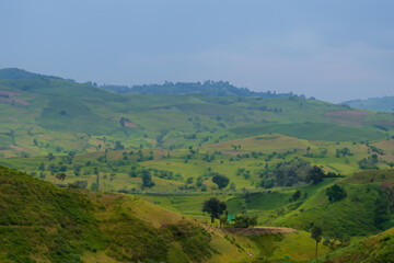 Fototapeta premium Hills Landscape Background