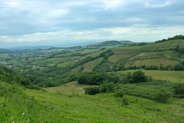 Fototapeta premium Hills Landscape Background