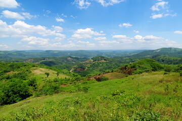 Naklejka premium Hills Landscape Background