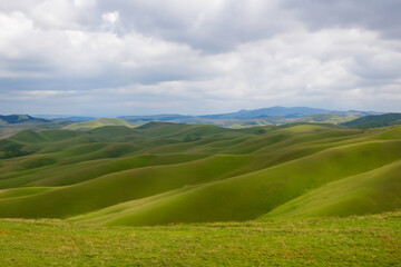 Fototapeta premium Hills Landscape Background