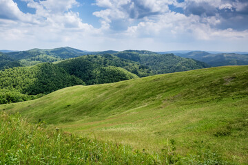 Fototapeta premium Hills Landscape Background