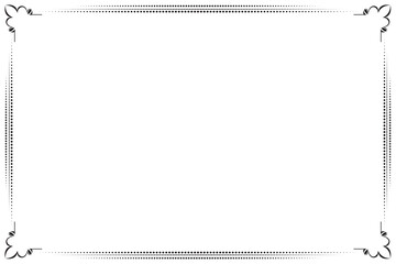 Elements of ornate vintage frames. Black on white classic calligraphy swirls, floral motifs. Design print for greeting cards, wedding invitations, restaurant menu, royal certificates. Set 76