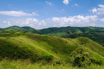 Naklejka premium Hills Landscape Background