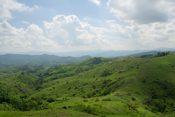 Fototapeta premium Hills Landscape Background