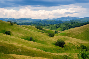 Fototapeta premium Hills Landscape Background