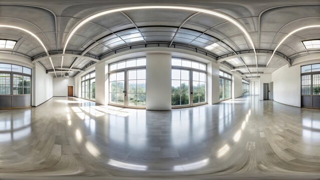 VR 360 studio panorama with reflections, animation, HDRI , virtual reality, panorama, studio, reflections,animation