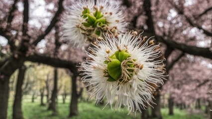 blooming chestnuts