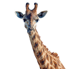 Obraz premium giraffe isolated on white