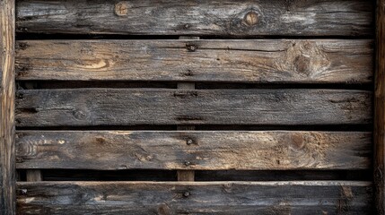 Weathered wooden crate background with visible scratches and marks, giving a vintage industrial look